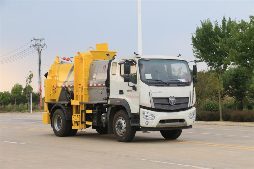 10方餐廚垃圾車-福田瑞沃國(guó)六10方廚余泔水餐廚垃圾車廠家（方罐）